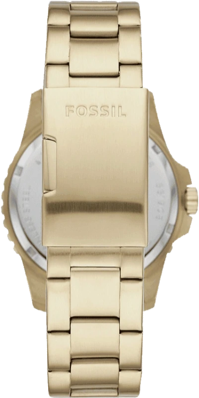 Fossil Green Dive Gold Stainless Steel Belt Watch