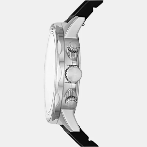 Fossil Black Silicone Strap Chronograph Watch